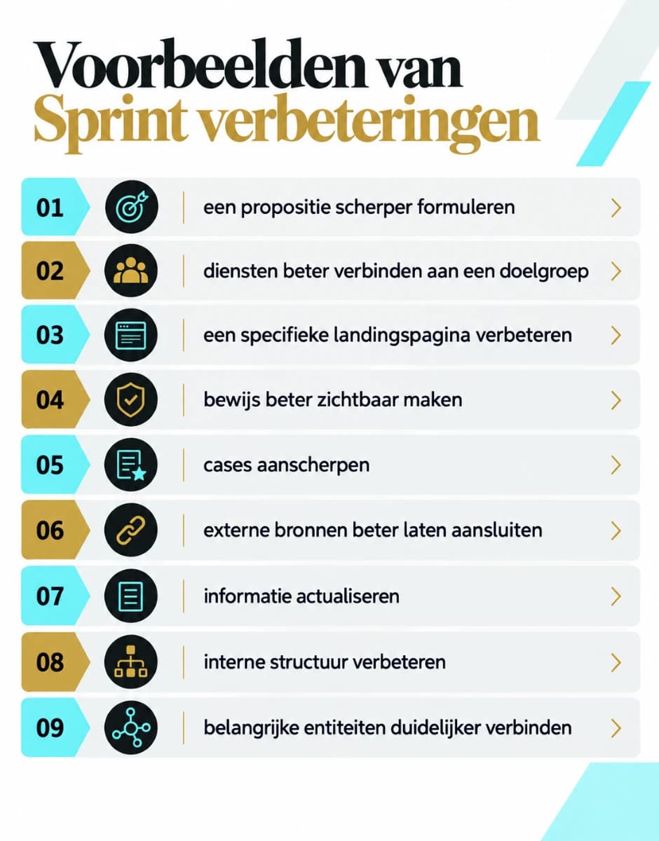 Pak alleen aan wat de positie in de weg zit