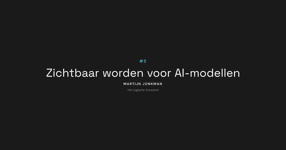 Waarom AI jou niet noemt als expert