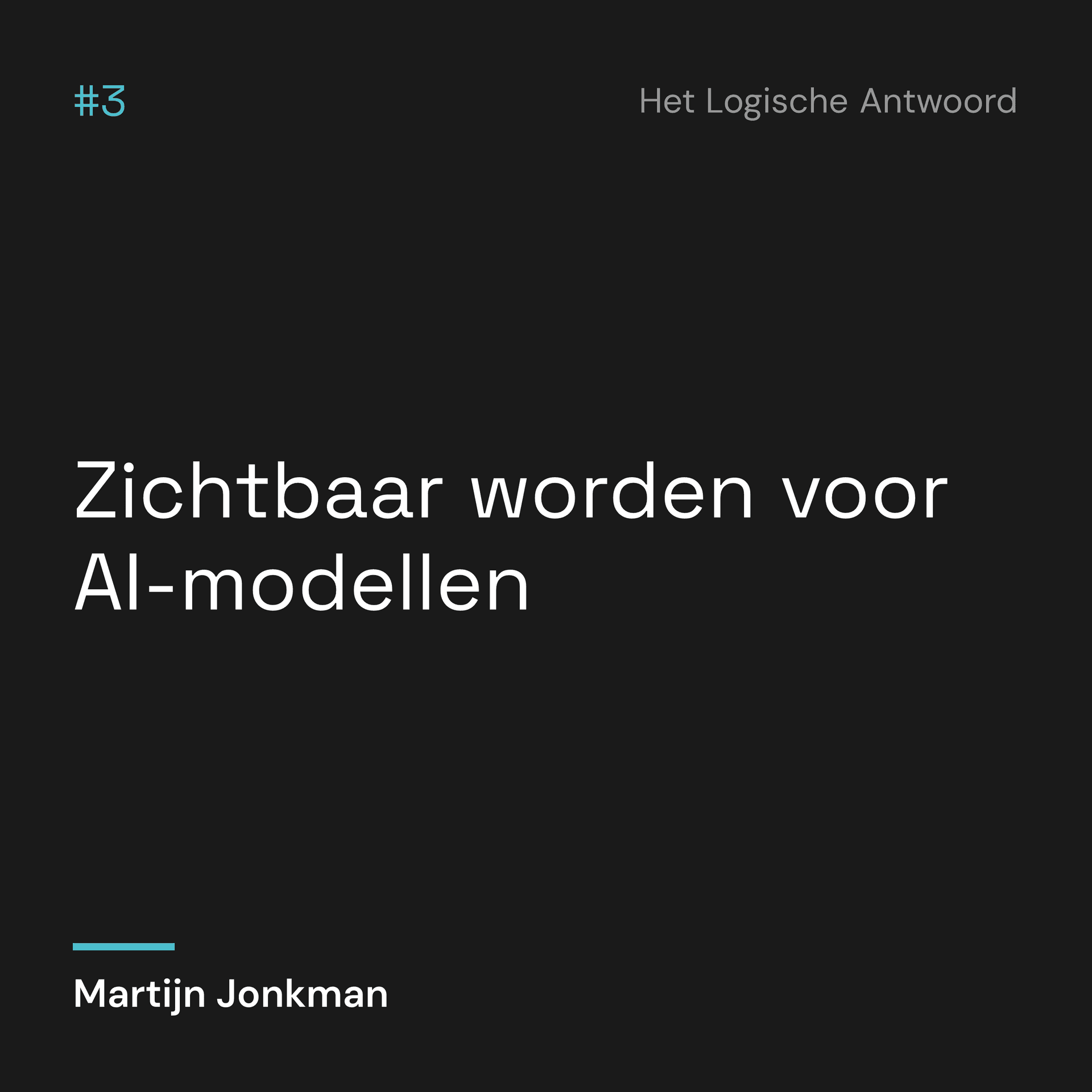 Waarom AI jou niet noemt als expert