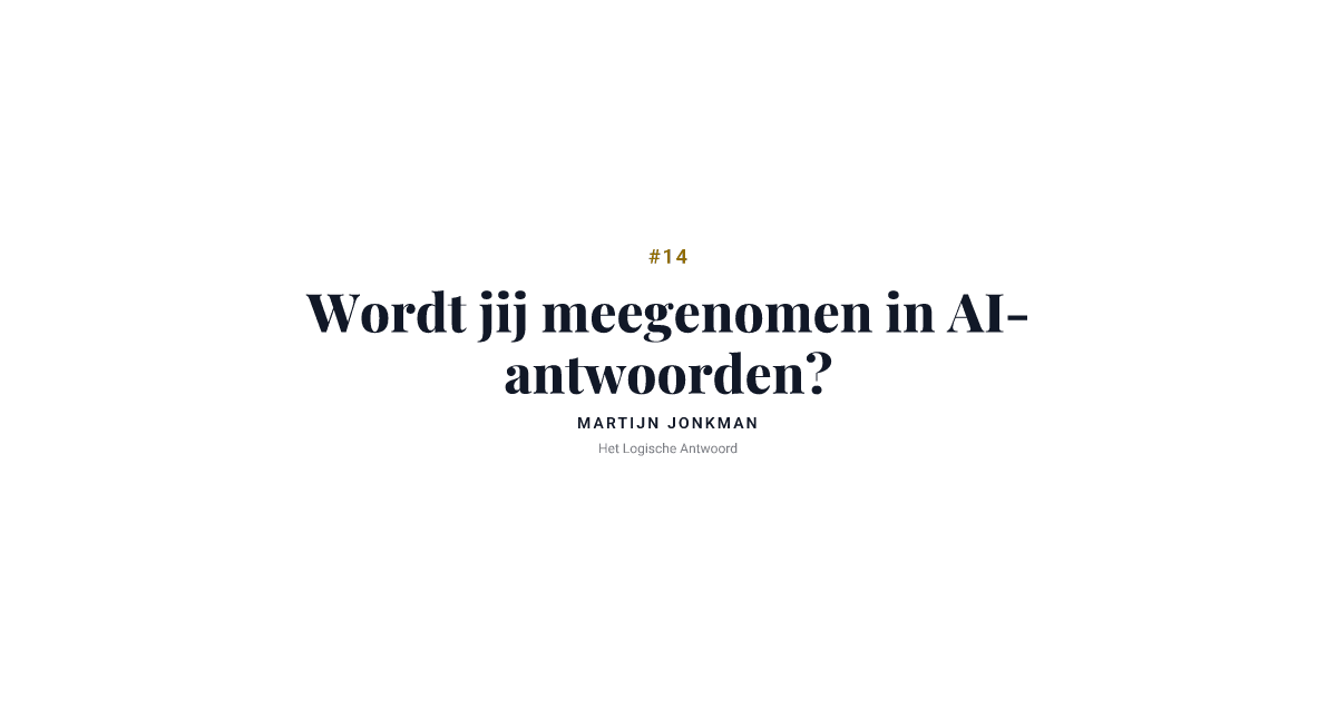 Word jij meegenomen in AI-antwoorden?